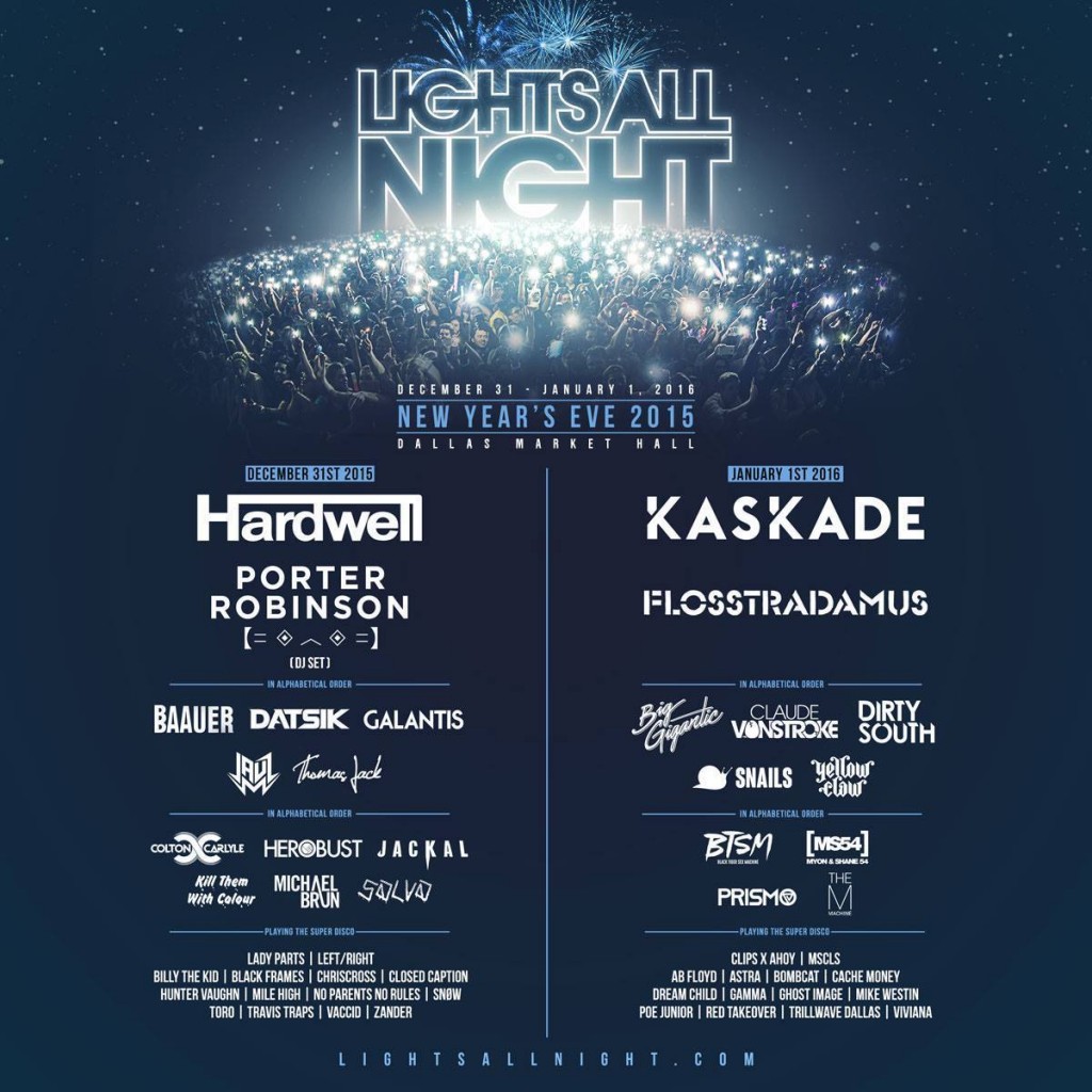 Festival: Lights All Night – Dallas, Tex. tickets and ...