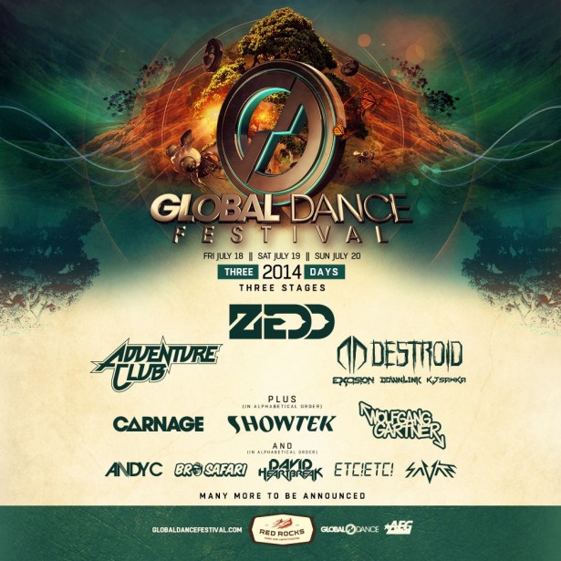 Global Dance Fest Colorado 2014 lineup initial