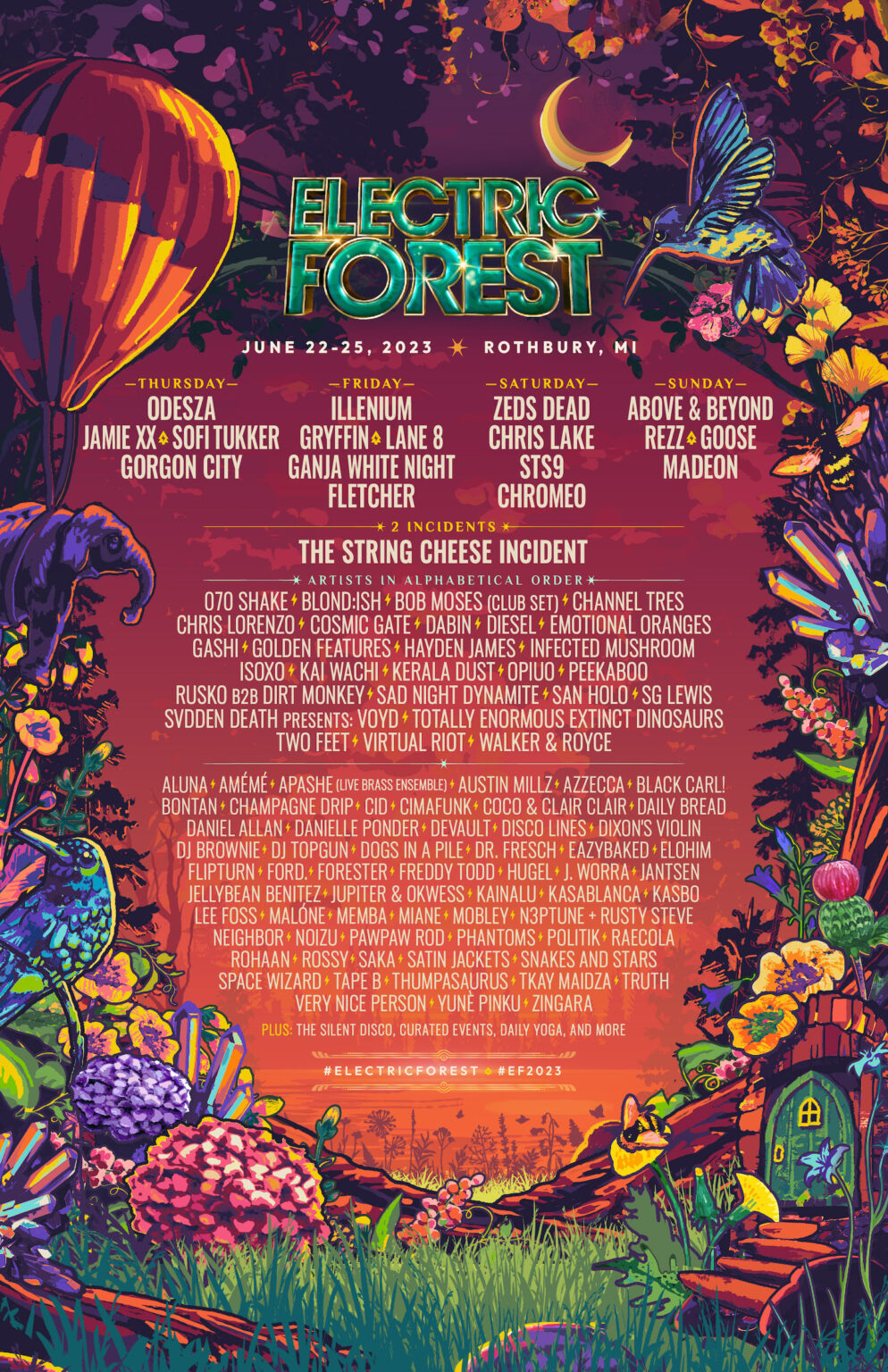 Festival Electric Forest Rothbury, Mich. tickets and lineup on Jun