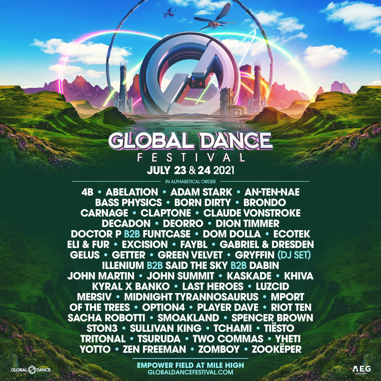 Festival Global Dance Festival Denver, Colo. tickets and lineup on