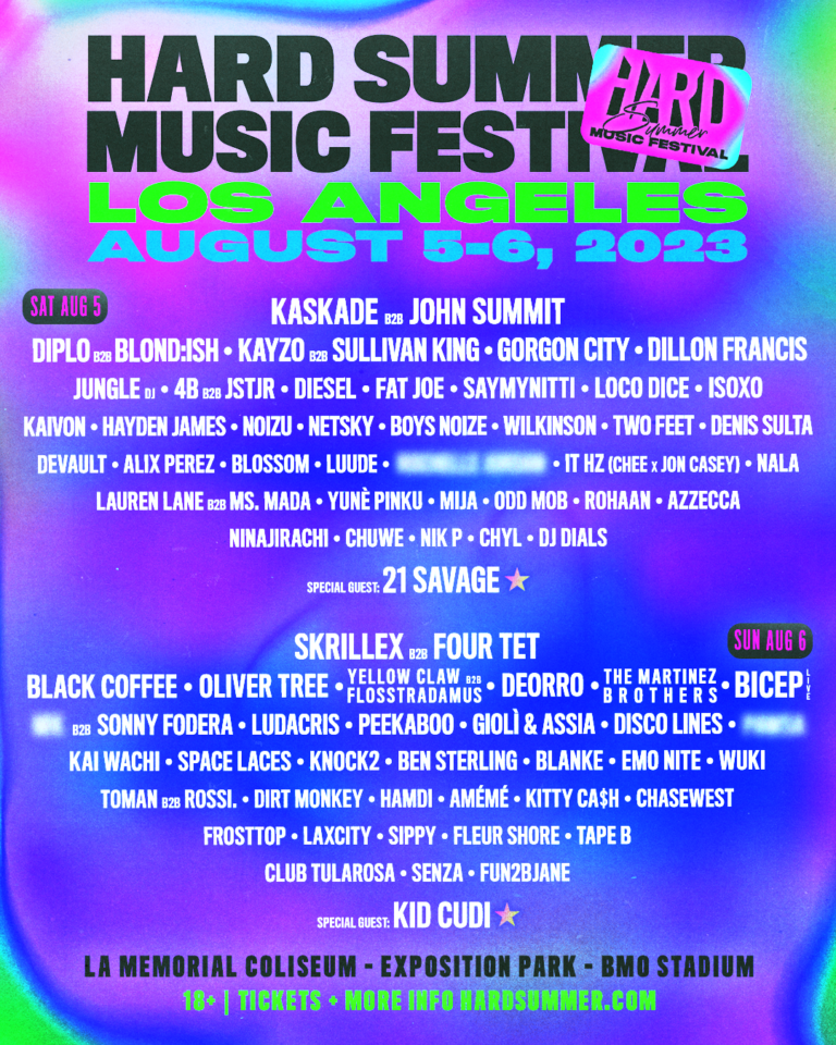Festival: HARD Summer Music Festival – Los Angeles, Calif. tickets and ...