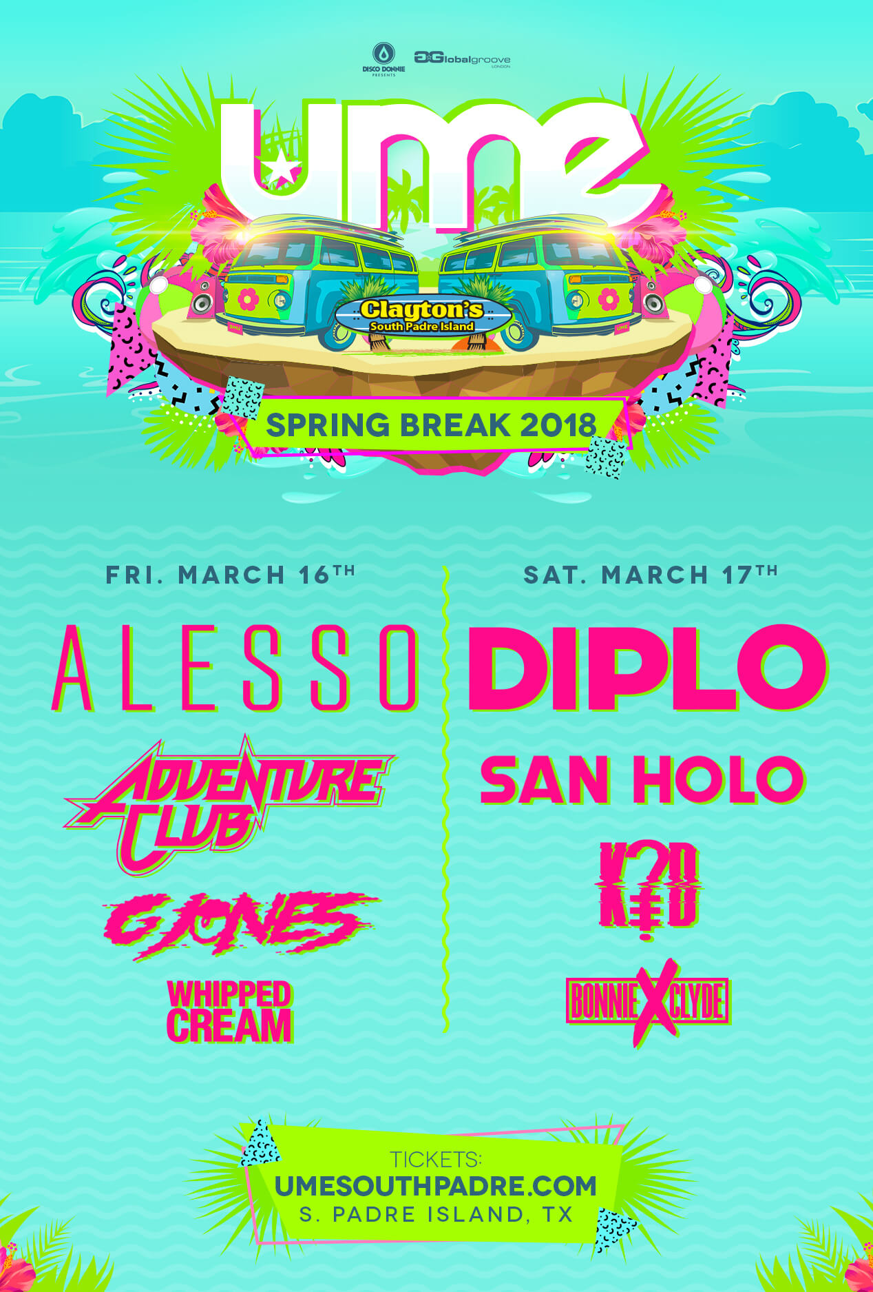 Festival UME Spring Break South Padre Island, Tex. tickets and