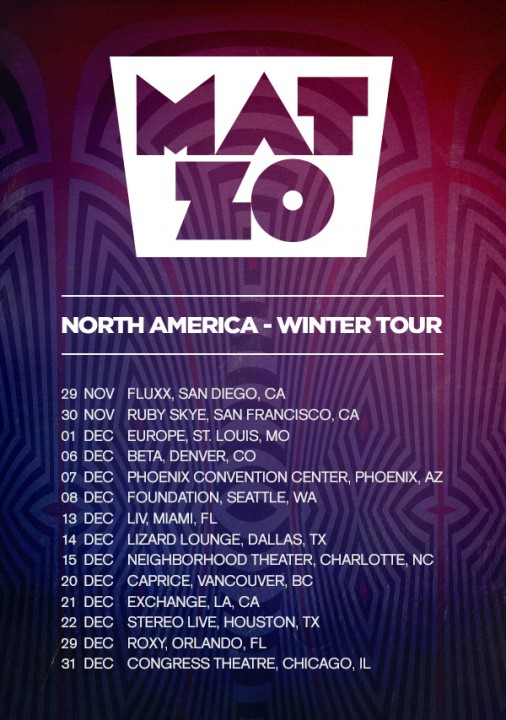 mat zo tour dates