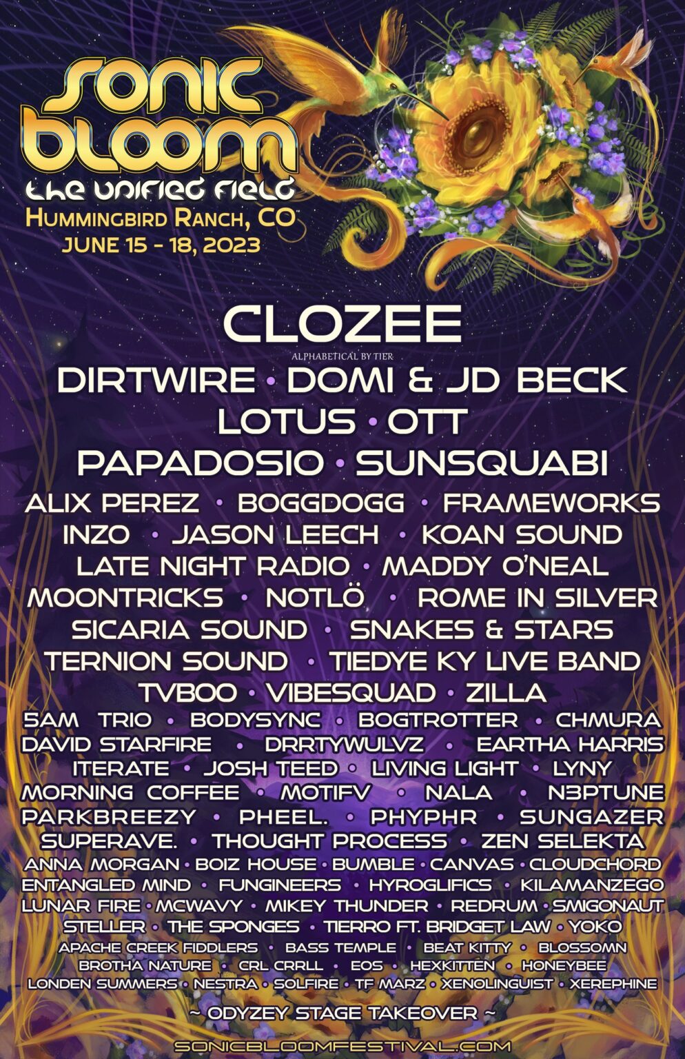 Sonic Bloom announces 2023 lineup – Electronic Midwest