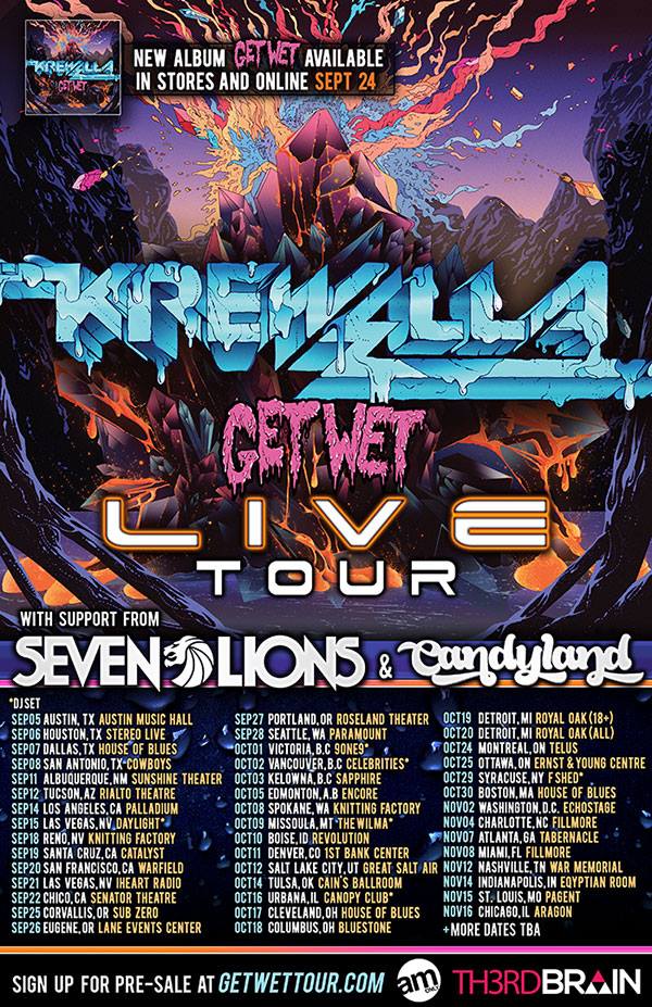 Krewella Get Wet Tour 2013