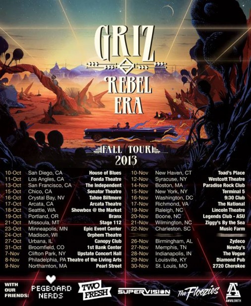 GRiZ announces first headlining “Rebel Era” tour Electronic Midwest