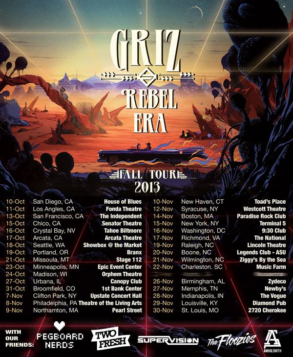 GRiZ tour schedule