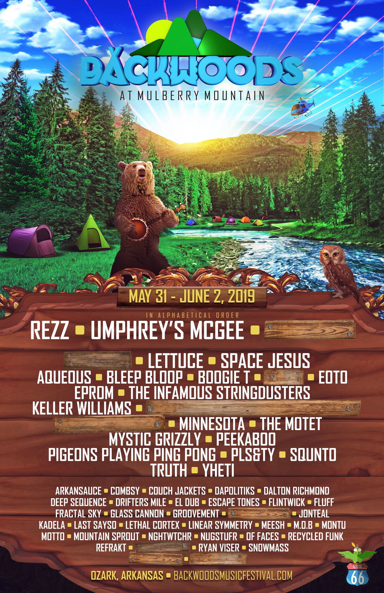 Backwoods at Mulberry Mountain shares first look at 2019 lineup