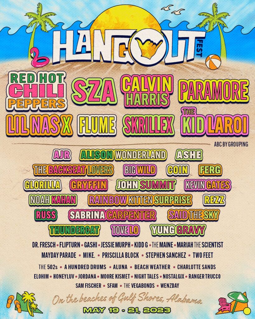 Hangout Festival 2023 Lineup 819x1024 