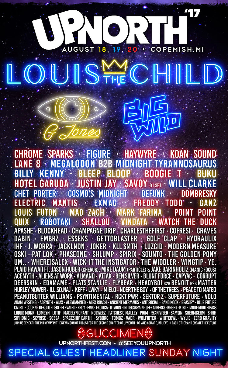 Festival UpNorth Copemish, Mich. tickets and lineup on Aug 18, 2017