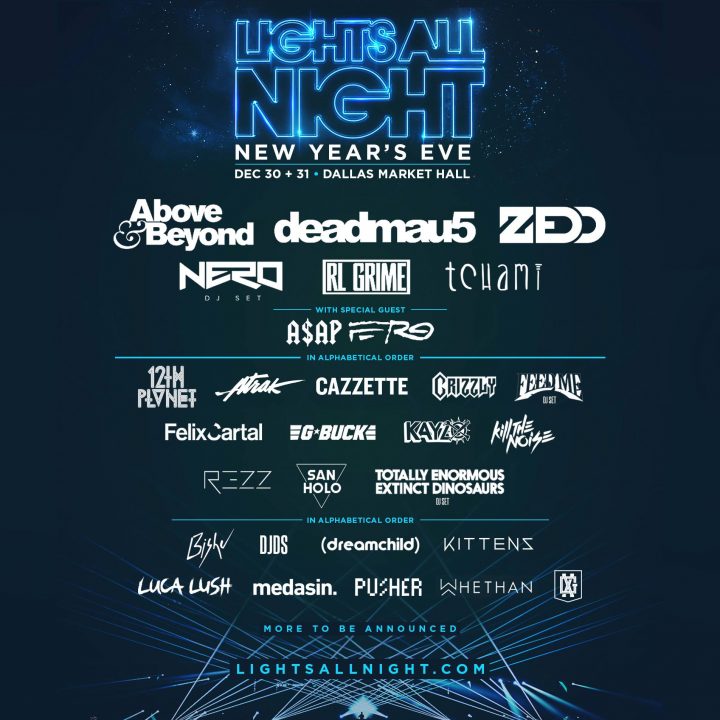 Lights All Night reveals full lineup for Dallas NYE ...