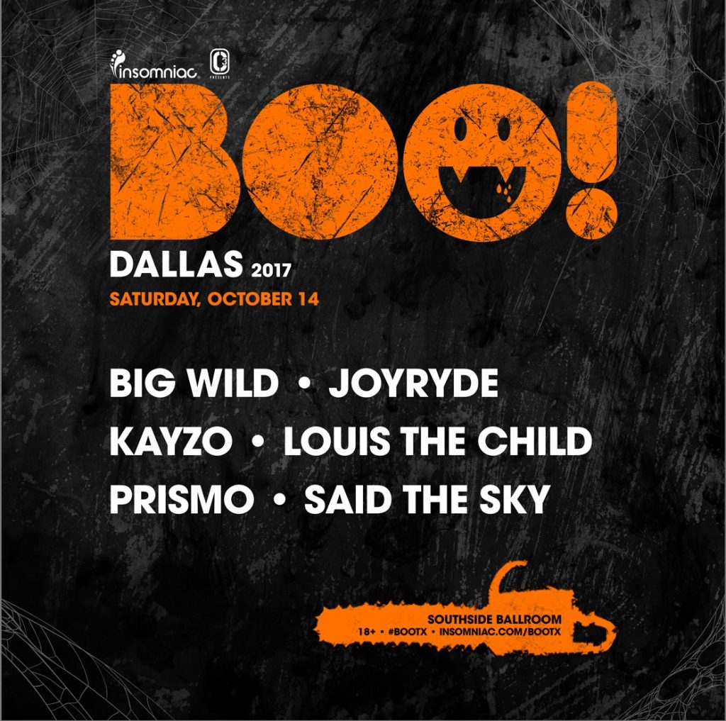 Festival Boo! Dallas, Tex. tickets and lineup on Oct 14, 2017 at