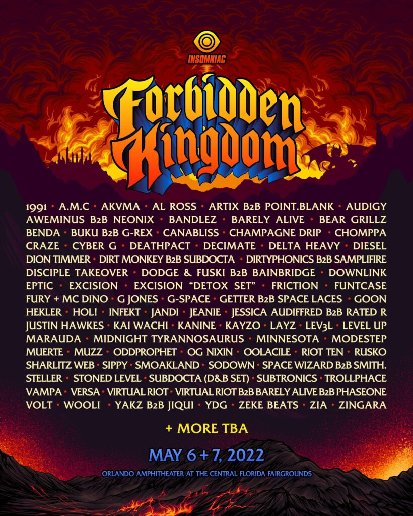 Festival Forbidden Kingdom Boca Raton, Fla. tickets and lineup on