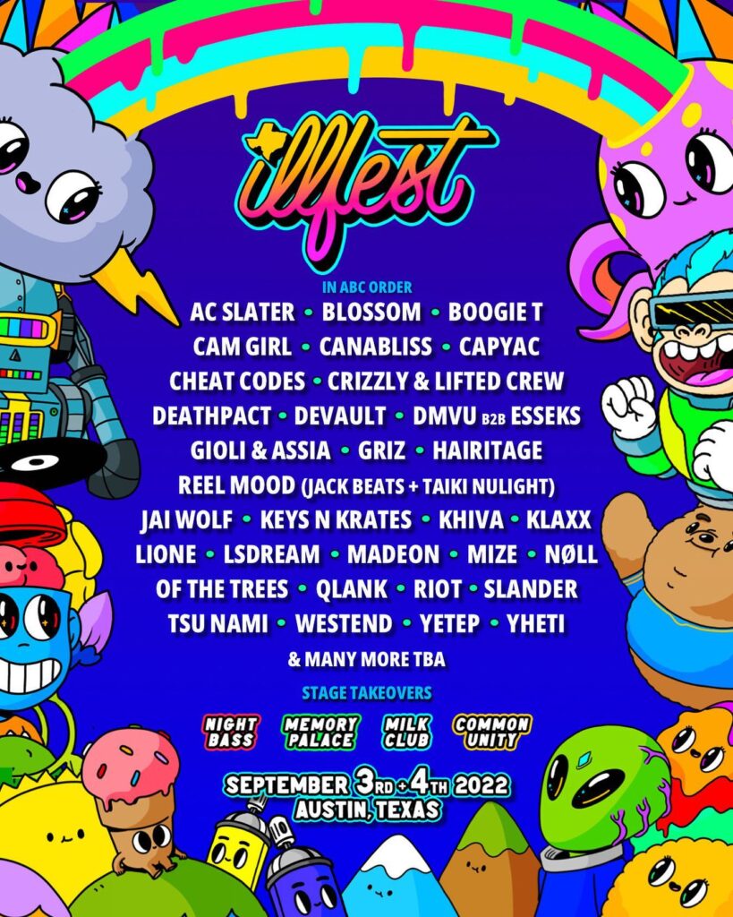 ILLfest returns with full lineup: AC Slater, Chromeo, Key N Krates, Wax Motif, and moreIllfest Lineup 2022