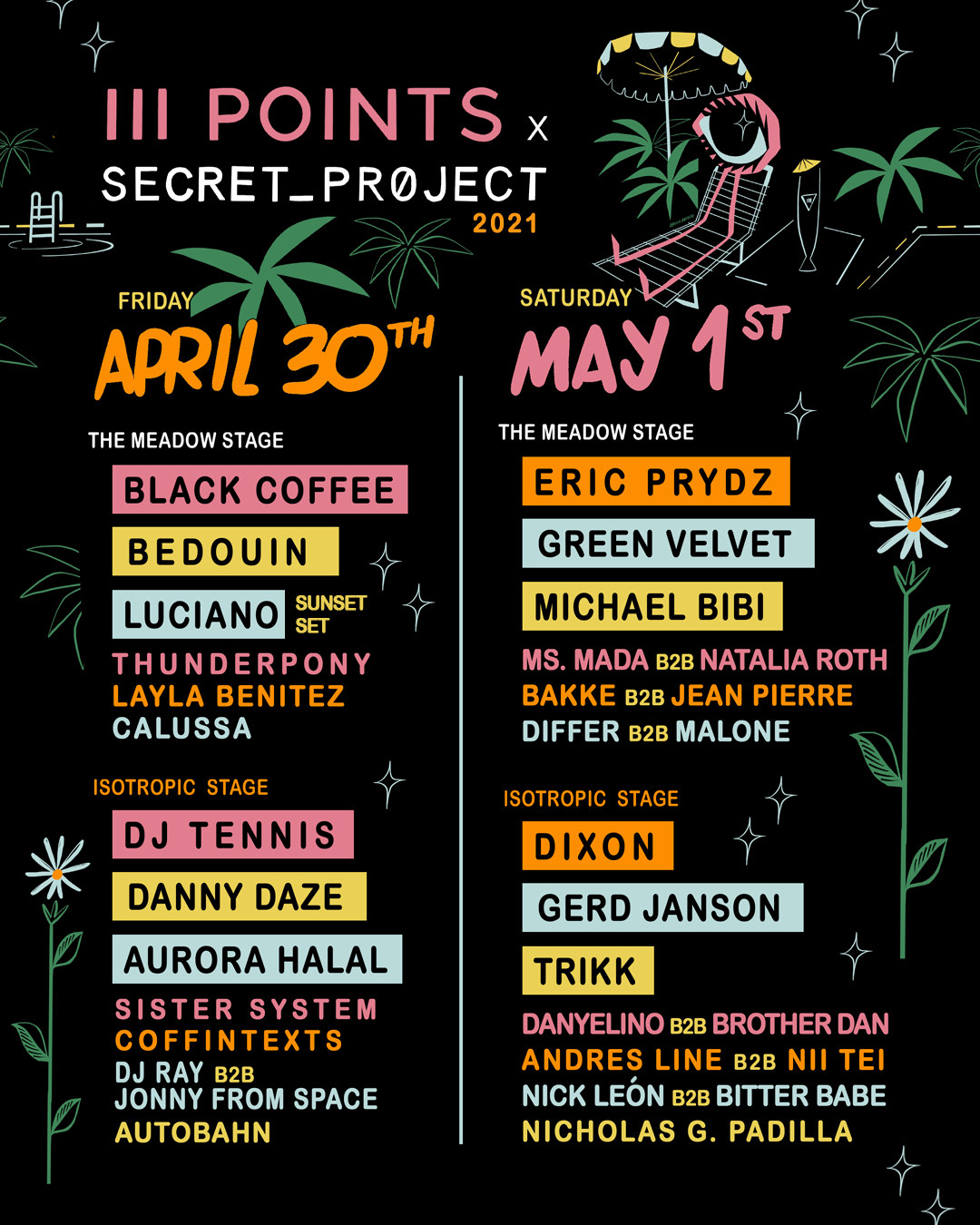 Festival III Points x Secret Project Miami, Fla. tickets and lineup