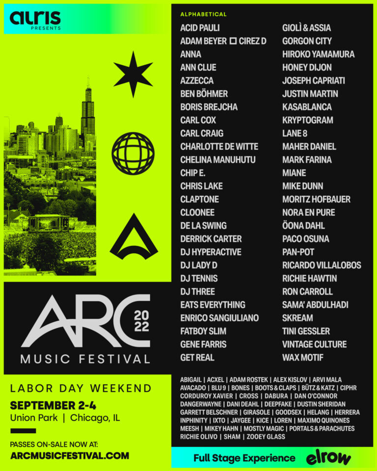 ARC Music Festival makes additions to 2022 artist lineup Electronic