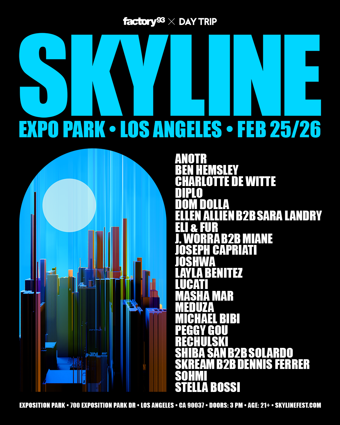 Skyline Festival announces 2023 lineup Electronic Midwest