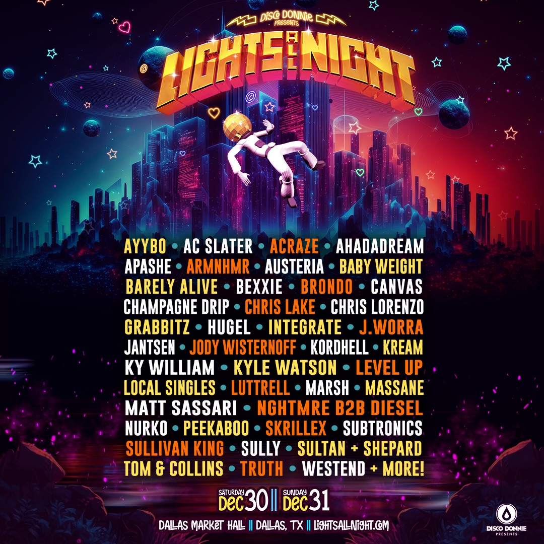 Festival Lights All Night Dallas, Tex. tickets and lineup on Dec 28
